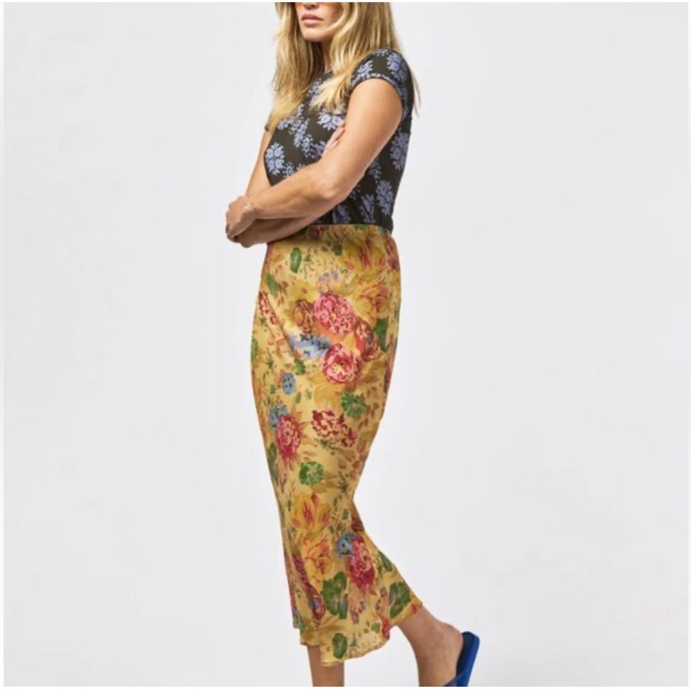 Novella Royale Behiti Skirt in Golden Gardener - XL - NWT - Picture 6 of 15